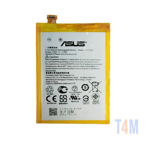 BATTERY ASUS ZENFONE 2/ZE551ML/ZE550ML C11P1424 3000MAH